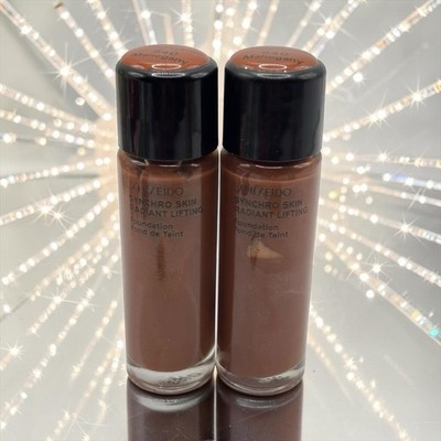 2 Pack) SHISEIDO Synchro Skin Radiant Lifting Foundation in 540 MAHOGANY - 0.4oz