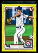 Tekoah Roby 2020 Bowman Draft 1st Edition #BD-76 Yellow #/75