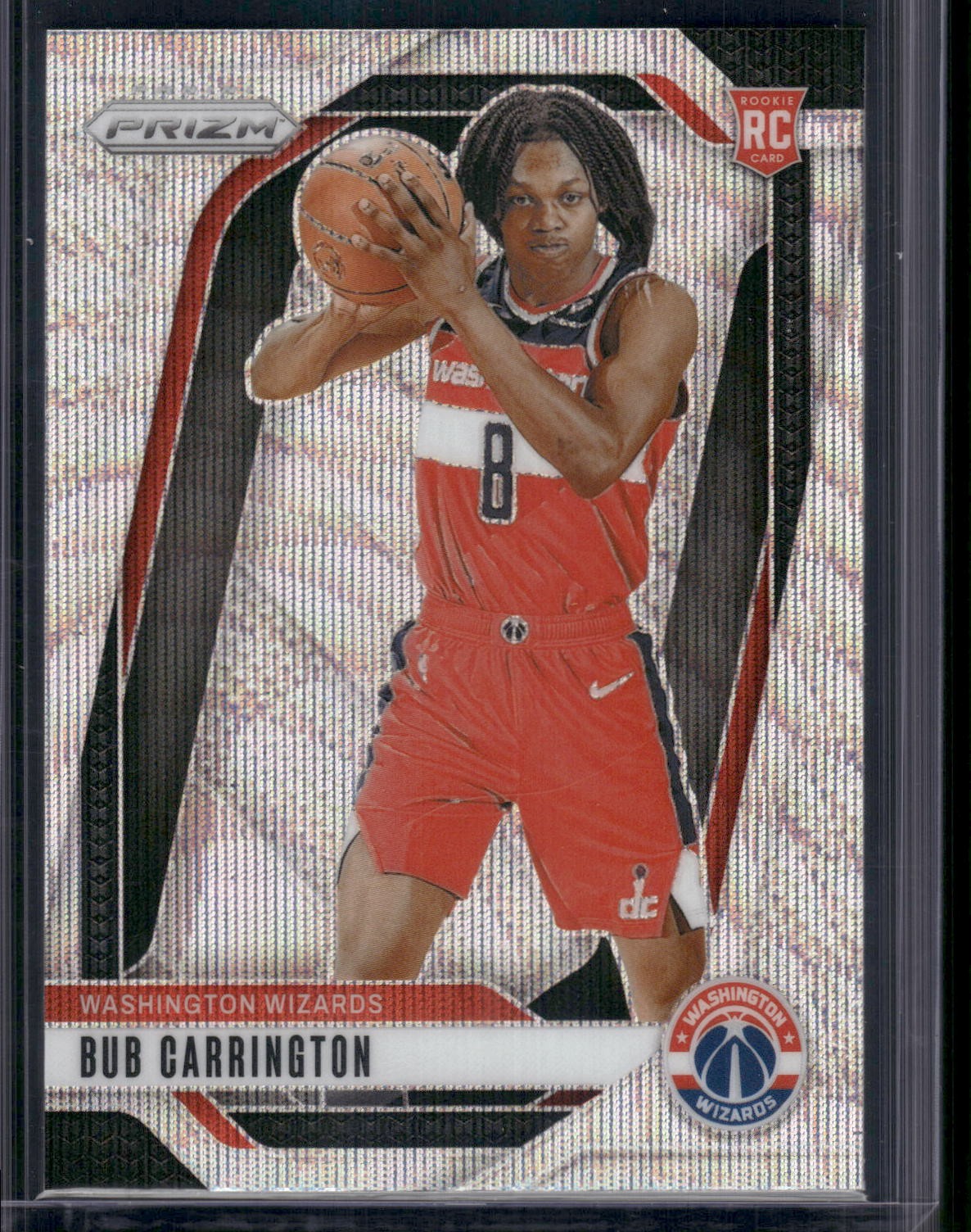 2024-25 Prizm #244 Bub Carrington Silver Wave