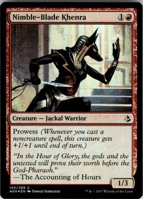 2017 Amonkhet Nimble-Blade Khenra Expansion/Common #145