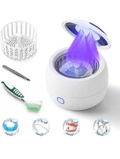 Zyrex Upgraded Ultrasonic Retainer Cleaner 45kHz Retainer Cleaner Machine