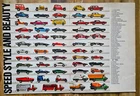 VINTAGE 1970 REDLINE HOT WHEELS 59 CAR CHECKLIST ADVERTISEMENT SPOILERS CUSTOMS
