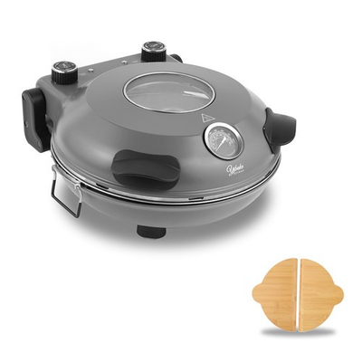 #ad Electric Pizza Maker Oven Indoor 12 Inch Indoor Countertop Pizza 1200W 800°F $76.49