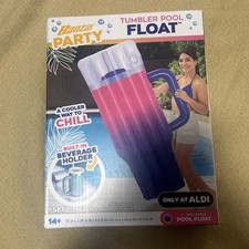 Ombre Banzar Party Tumbler Inflatable Pool Float 57 in L X 30 W X 4.5 H