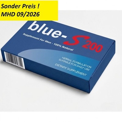 30x Herbal V Plus Blue-S 200 - Original pflanzliches Männerprodukt