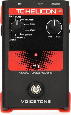 TC-Helicon VoiceTone R1 Vocal Reverb Pedal