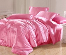   Queen size Conventional Fitted Sheet only - Rose Bridal Satin RTSD 