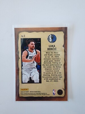 2023-24 Panini NBA Mosaic Basketball Luka Doncic Notoriety