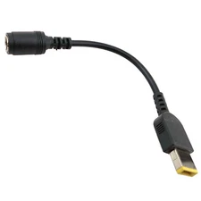 DC Square Slim Tip to 7.7x5.4mm Cable for Lenovo IBM Thinkpad Laptop Charging