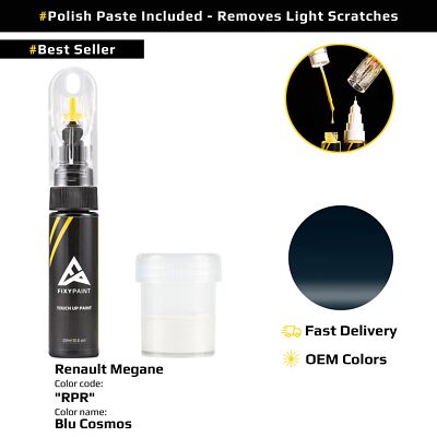 Touch up Paint for Renault Megane Code: RPR Blu Cosmos