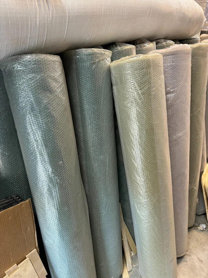 Aqua color  Velvet fabric  57'' length  by the Bulk 55 yards - Image 3 of 3