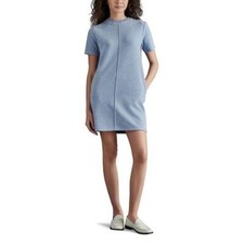 Steve Madden Women's Short Sleeve Sweater Dress - Blue