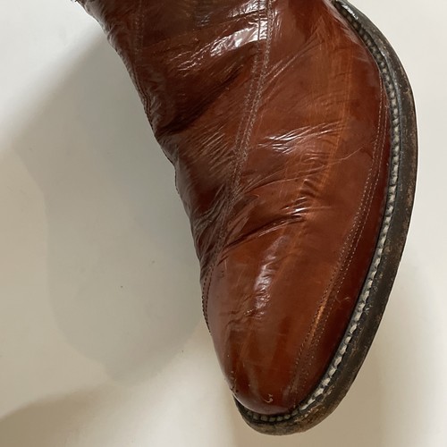 Vintage exotische Justin Cowboystiefel Herren 8.5D Western Style 8207 Country Rodeo - Bild 10 von 13