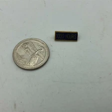 Vintage 1000 Hours Service Award Lapel Pin Volunteer HTF   H8