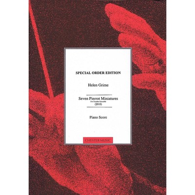 Chester Music Seven Pierrot Miniatures Chamber Ensemble Softcover by Helen Grime