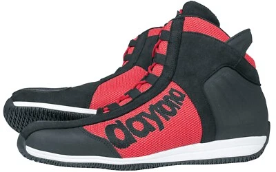 Daytona Motorrad Schuhe Gr. 39 AC4 WD Halbschuhe cool luftig schwarz-rot - Bild 1 von 3