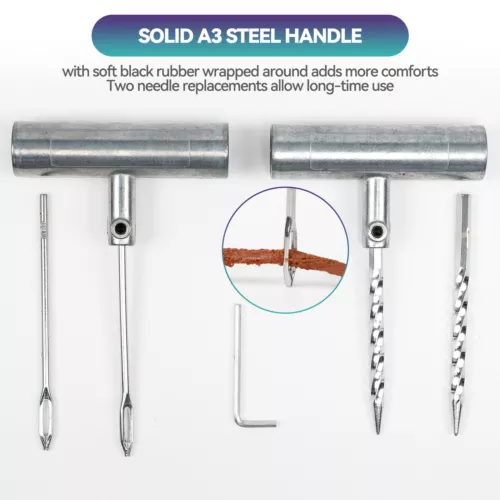 45pcs Autoreifen Reparatur Set Kfz PKW Reifen Flickzeug Pannenset Flicken Satz - Bild 5 von 7
