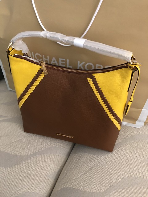 yellow michael kors bag