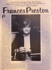 1983 Music Executive Frances Preston