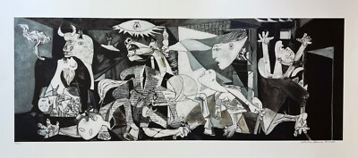 Pablo Picasso GUERNICA Estate Signed Limited Edition Giclee Art 24'' x 50''