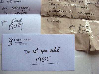 Kopen Lettera Che Marty Scrive A Doc Nel 1955 - Ritorno Al Futuro Prop Replica - McFly