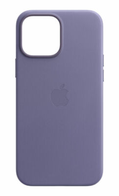 Original Apple iPhone 13 Pro Max Leder Case mit MagSafe   -  Farbe: Wisteria