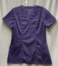 Grey  s Anatomy Purple Size Small Style 41101 Scrub Top