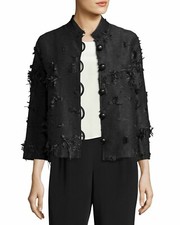 Womens Black Caroline Rose