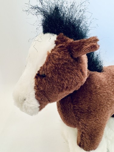 Webkinz Clydesdale Horse Pony HS139 Plush No Code Stuffed Animal Soft - Picture 2 of 8