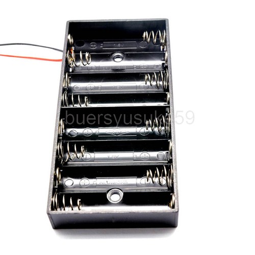 AA x1 x2 x3 x4 x5 x6 x8 x10 Battery Holder Case Box Base Plastic Storage Case - Picture 6 of 13