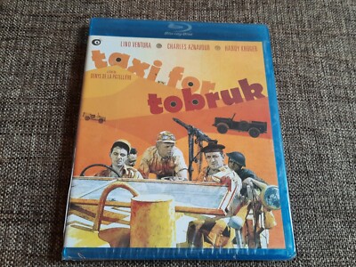 TAXI FOR TOBRUK (1960) Blu-Ray Olive Films USA OOP Lino Ventura Hardy Krüger