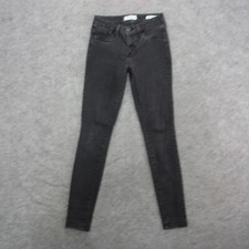 Jessica Simpson Jeans Women's 26 Black Dark Wash Skinny Jeans
