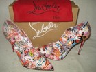 100% AUTHENTIC NEW WOMEN LOUBOUTIN HOT CHICK 100 MIX PRINT PATENT PUMP/HEEL US 8 — photo 2