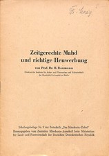 Zeitgerechte Mahd und Heuwerbung Heinzen Reuter Heuernte früher Technik um 1950