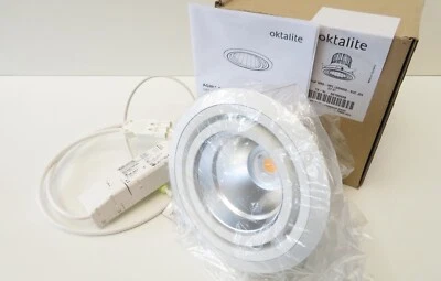 TRILUX LED recessed spotlight Oktalite Agira Plus recessed light Ø 190 mm with driver commercial