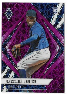 2021 Panini Chronicles Phoenix Purple Velocity Rookie Cristian