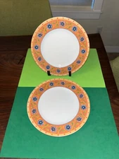PTS International Sanibel DP-RD-B MINT Dinner Plate Set of 2