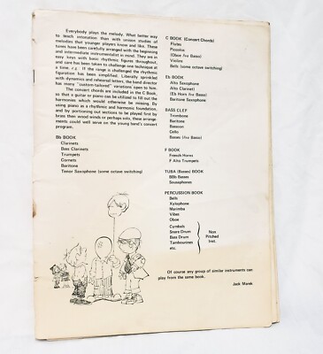Head Start Solos Arranged by Jack Marek Sheet Music Book 1974 Missing cover