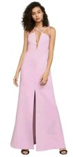 NWT BCBG MAXAZRIA PADMA CUTOUT FRONT SLIT GOWN MAXI DRESS  300