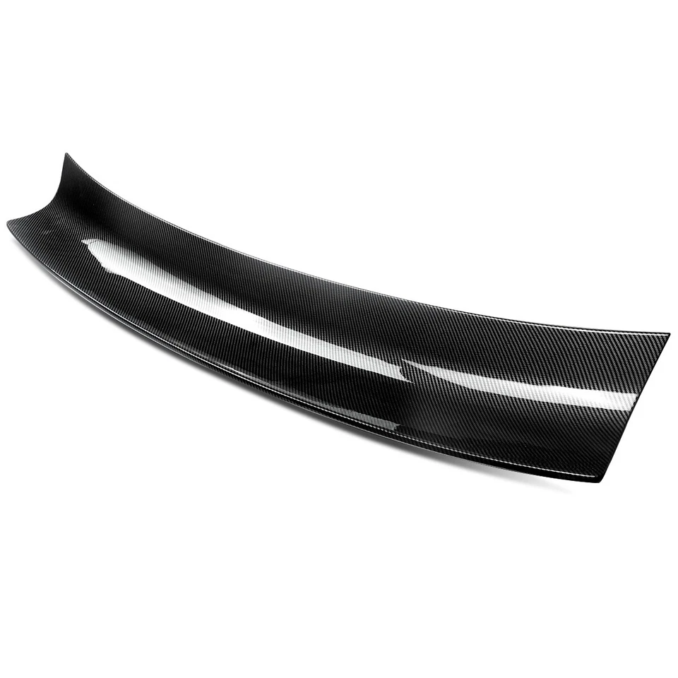 JDM Style Rear Trunk Spoiler Lip For 1999-06 BMW E46 3 Series Sedan Carbon Look Foto 3 de 4