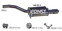 Ernst EndschalldäMpfer (144032) FüR VW Passat B6 Cc | Auspufftopf