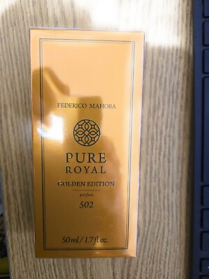 Perfume PURE ROYAL 502 GOLD Unisex 50 ml FM Federico Mahora Unisex Fragrance