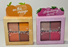 2 New Colourpop bundle Eyeshadow Palettes On The Mango  Strawberry Sweet