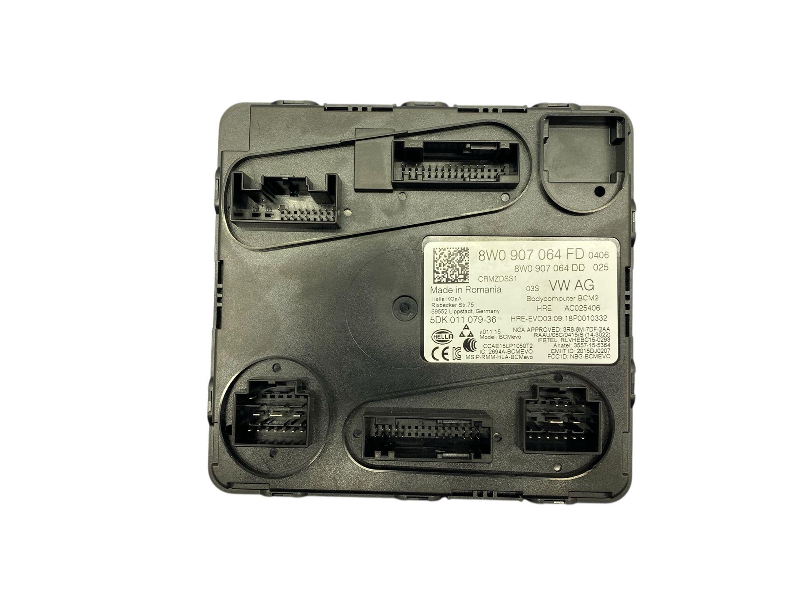 2016-2020 BENTLEY BENTAYGA OEM COMFORT CONTROL MODULE UNIT 8W0907064FD