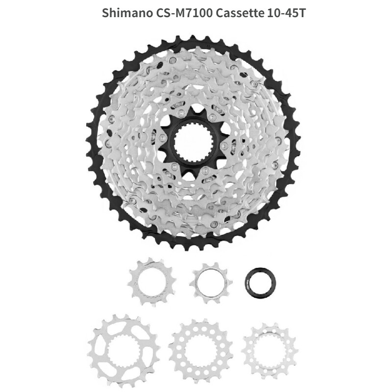 パーツ shimano CS-M7100(10-51T) SLX 12s Shimano SLX CS-M7100 Cassette 12s For Mountain Bike Riding