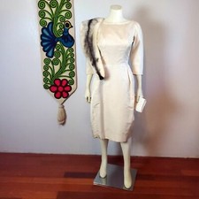 Vintage 60s Wedding Dress Tea Length Daytime