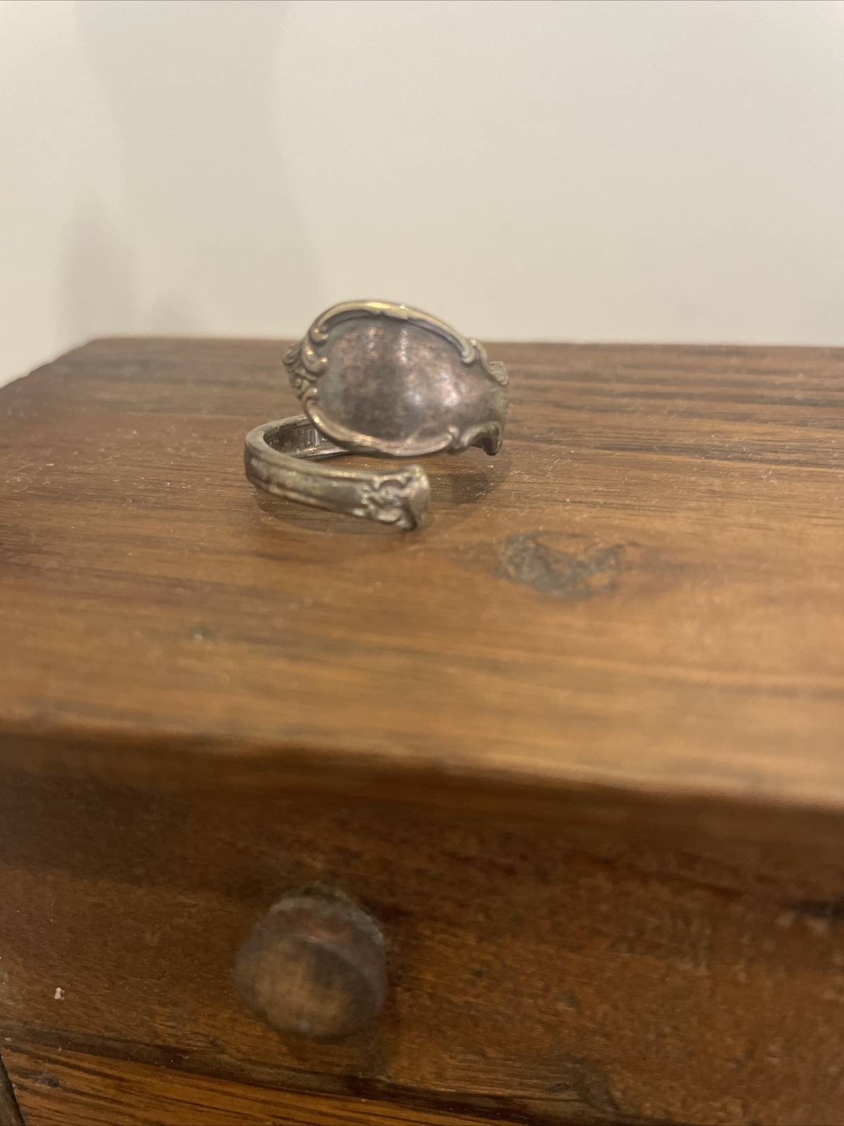 silver spoon ring - image 1