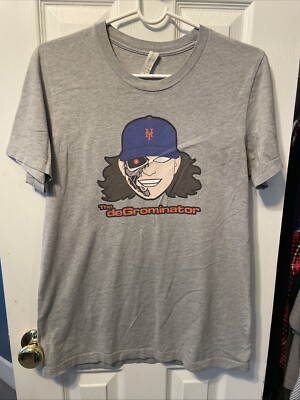 Jacob deGrom Shirt New York Mets Baseball Degrominator Men's