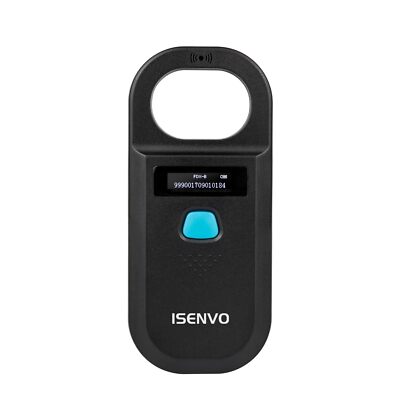 Pet Microchip Scanner Rechargeable RFID EMID Micro Chip Reader Scanner 134.2k...