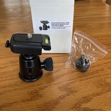 Fluid Rotation Ball Head With Quick Release Plate For DSLR Camera